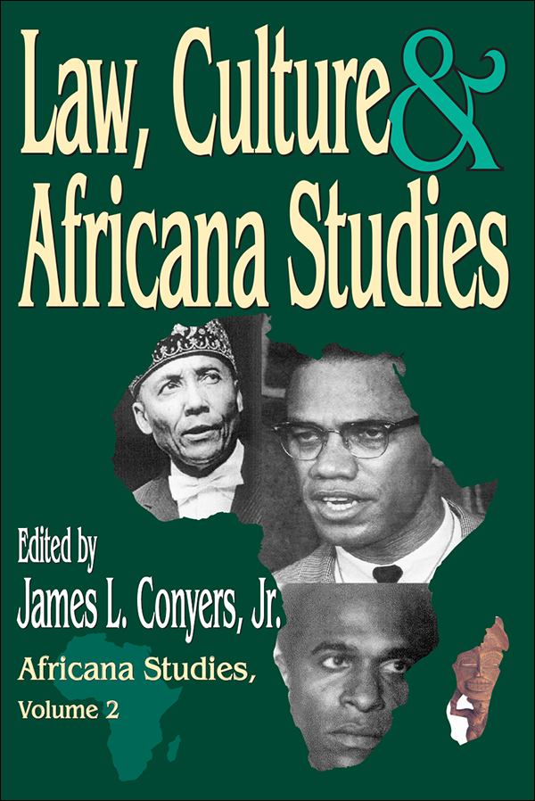 Law Culture Africa Studies Law Culture Africa Studies Edited by James L - photo 1