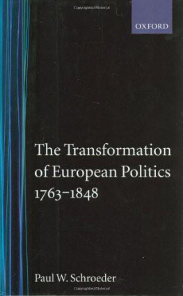 Paul W. Schroeder - The Transformation of European Politics 1763-1848