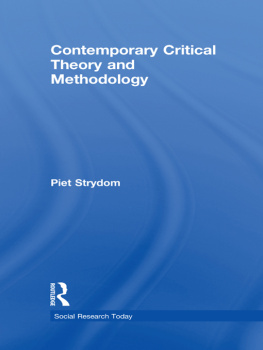 Piet Strydom - Contemporary Critical Theory and Methodology