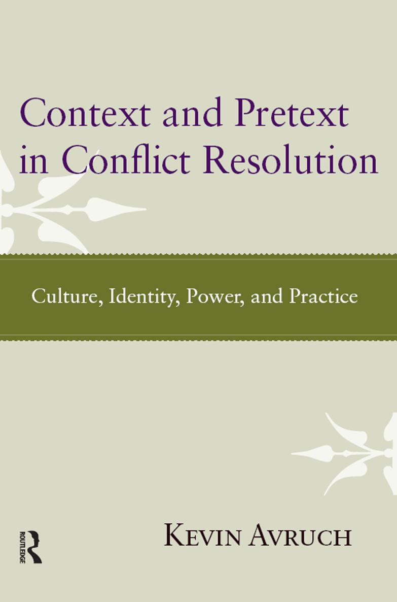 Context and Pretext in Conflict Resolution Context and Pretext in Conflict - photo 1