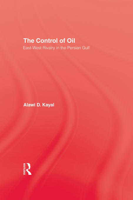 Control Of Oil - Hardback - image 1