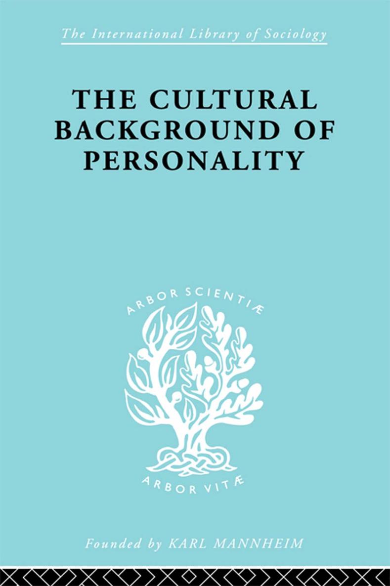 The Cultural Background of Personality - image 1