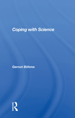 Gernot Bohme Coping With Science