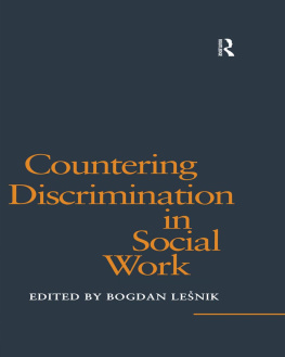 Bogdan Lesnik Countering Discrimination in Social Work