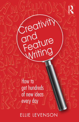 Ellie Levenson - Creativity and Feature Writing