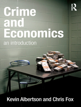 Kevin Albertson - Crime and Economics