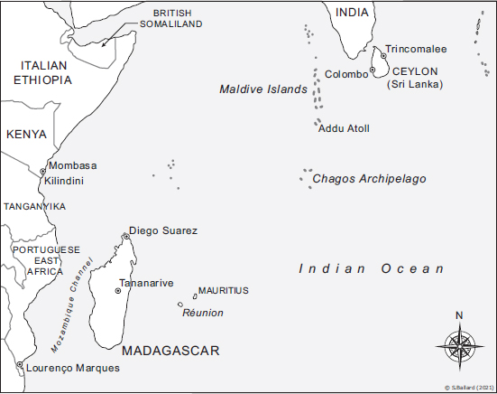 East Africa and the Indian Ocean in 1940 From Australia to Japan in 1940 - photo 5