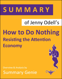 Summary Genie - Summary of Jenny Odells How to Do Nothing