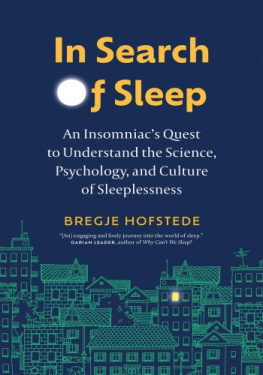 Bregje Hofstede - In Search of Sleep