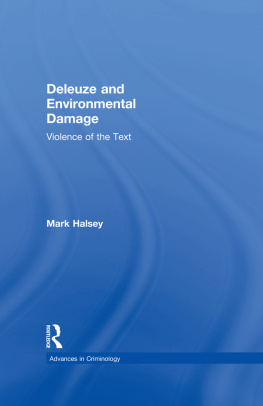 Mark Halsey - Deleuze and Environmental Damage