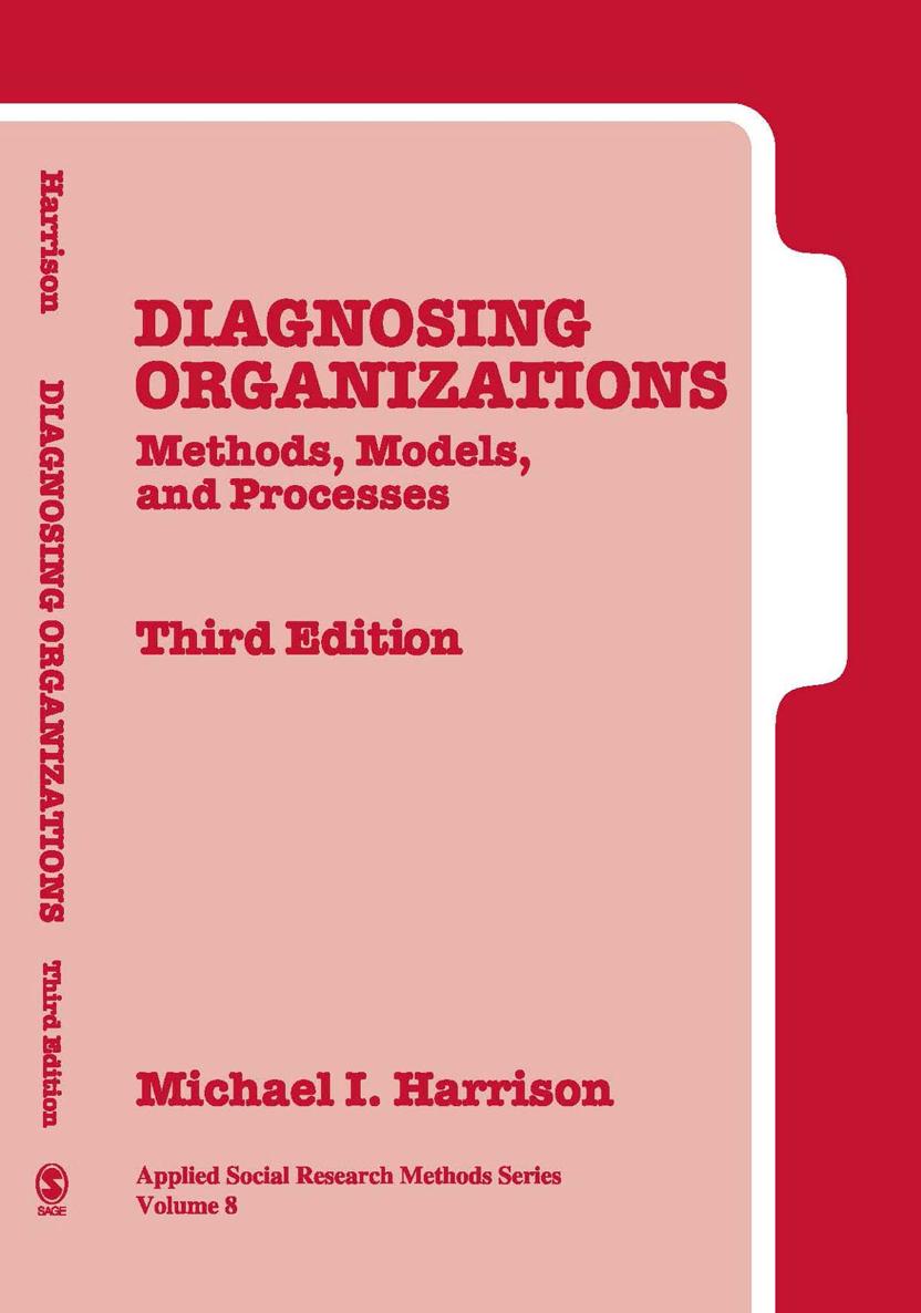 Diagnosing Organizations Applied Social Research Methods Series Volume 8 - photo 1