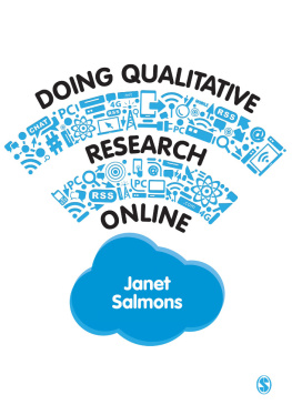 Janet Salmons - Doing Qualitative Research Online