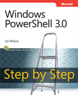 Ed Wilson - Windows PowerShell 3.0 Step by Step