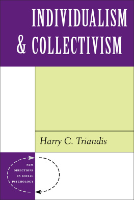 Harry C Triandis - Individualism And Collectivism