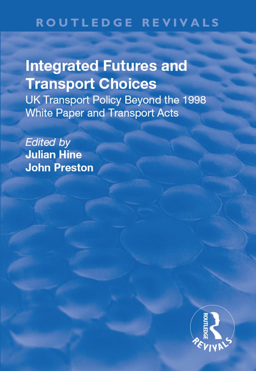 INTEGRATED FUTURES AND TRANSPORT CHOICES Integrated Futures and Transport - photo 1