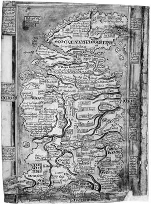 A mid-thirteenth-century map of Great Britain by Matthew Paris British - photo 1