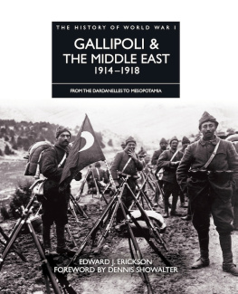 Edward J Erickson - Gallipoli & the Middle East 1914–1918: From the Dardanelles to Mesopotamia