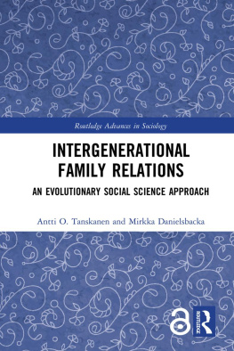 Antti O. Tanskanen Intergenerational Family Relations