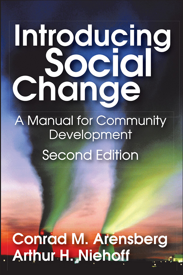 Introducing Social Change Introducing Social Change A Manual for Community - photo 1