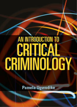 Ugwudike An Introduction to Critical Criminology