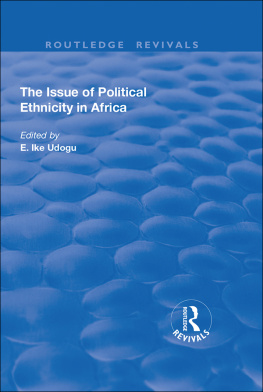 E Ike Udogu The Issue of Political Ethnicity in Africa