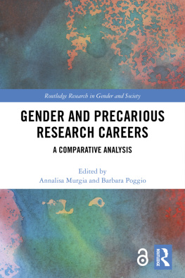 Annalisa Murgia Gender and Precarious Research Careers