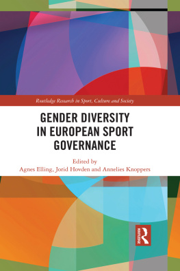 Agnes Elling - Gender Diversity in European Sport Governance