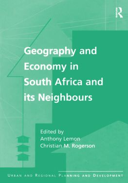Christian M. Rogerson - Geography and Economy in South Africa and its Neighbours