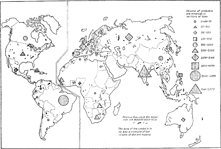 FIG 1 Iron-ore deposits of the world with amount of probable reserves Based - photo 4