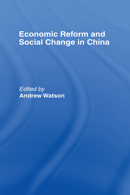 Economic Reform and Social Change in China Economic growth in China has - photo 1