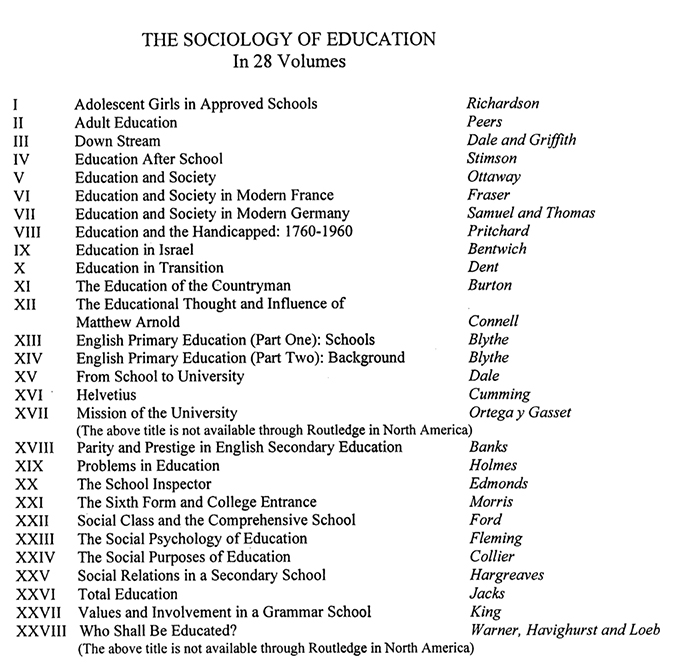 Education and the Handicapped 1760 - 1960 by DGPritchard First published - photo 3