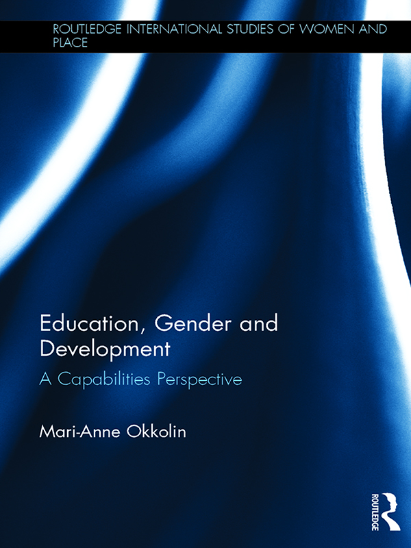 Education Gender and Development This compelling book takes a novel approach - photo 1