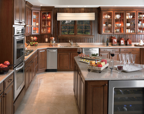 Stunning marble tiles sharp-looking cabinets plenty of accessible work - photo 3