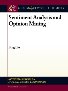 Bing Liu - Sentiment Analysis and Opinion Mining