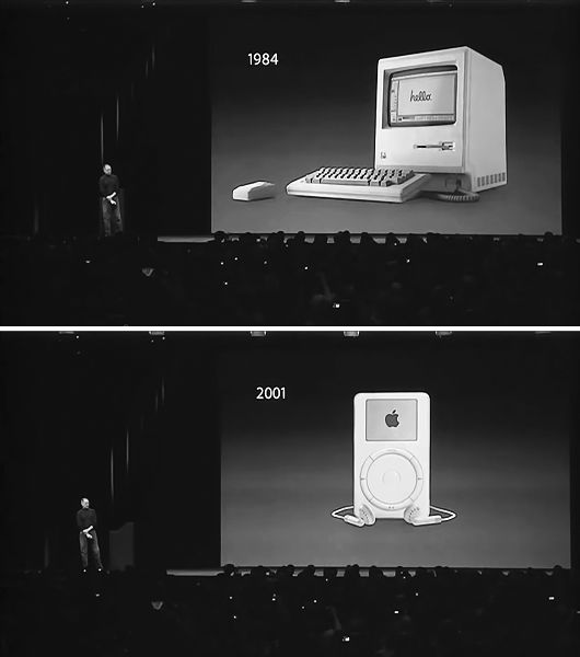 Scenes from the introduction of Steve Jobss 2007 iPhone keynote highlighting - photo 3