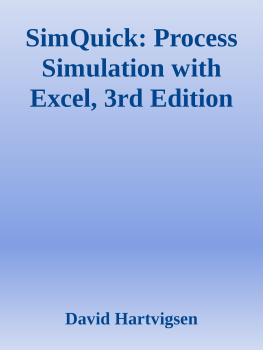 David Hartvigsen - SimQuick: Process Simulation with Excel, 3rd Edition