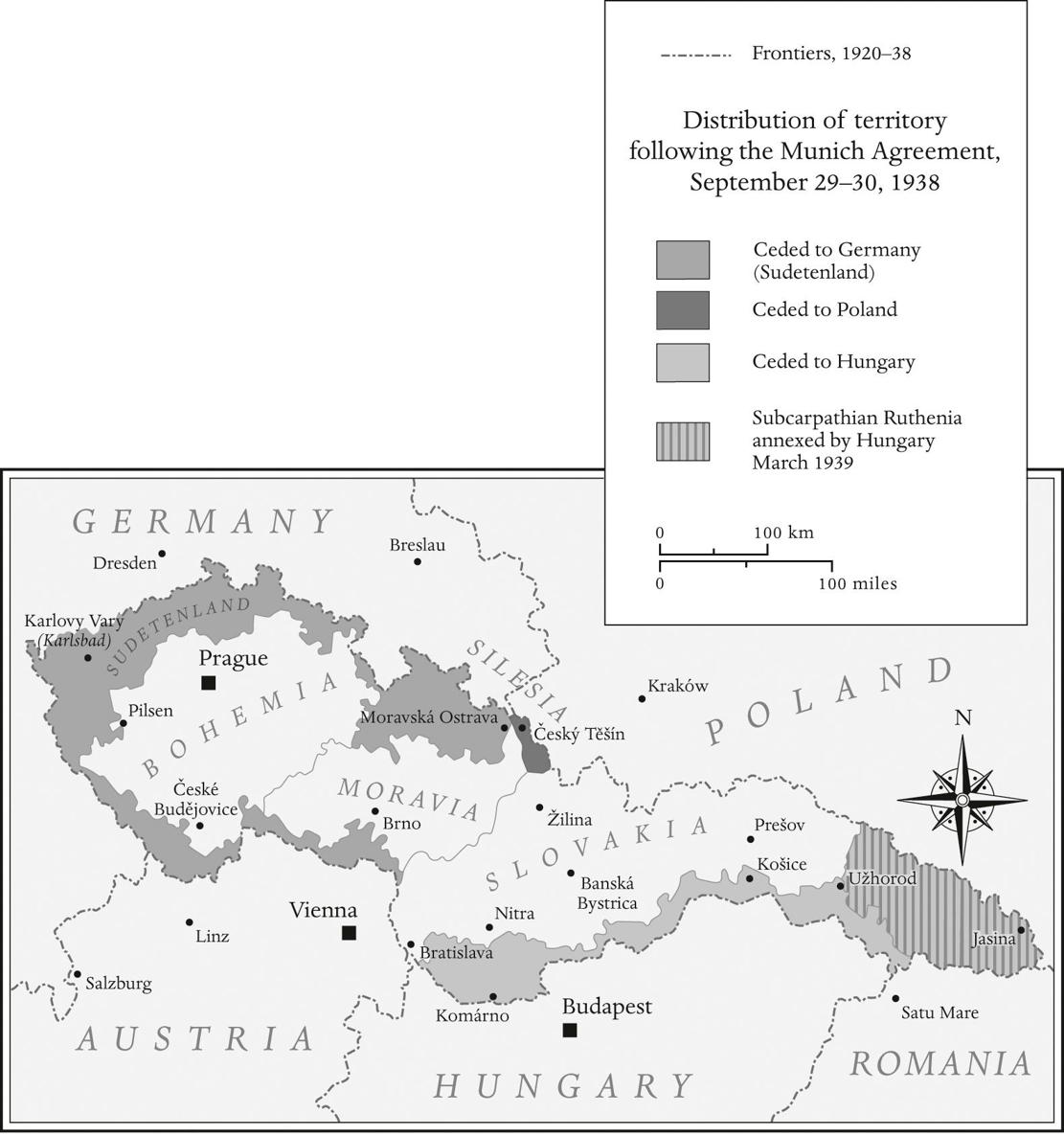 Dismemberment of Czechoslovakia Border Changes October 1938March 1939 PREFACE - photo 3