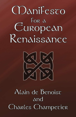 Alain de Benoist - Manifesto for a European Renaissance