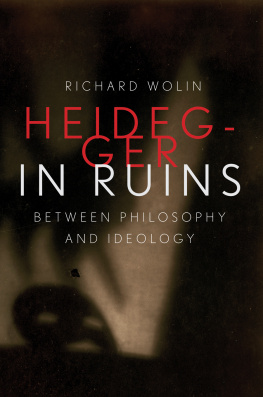 Richard Wolin - Heidegger in Ruins