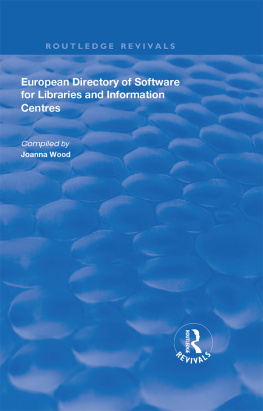 Joanna Wood - European Directory of Software for Libraries and Information Centres