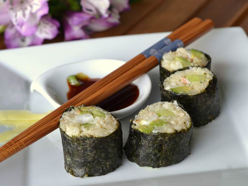 The Avocado Cauliflower Sushi is a sumptuous meal that entails a good number of - photo 8