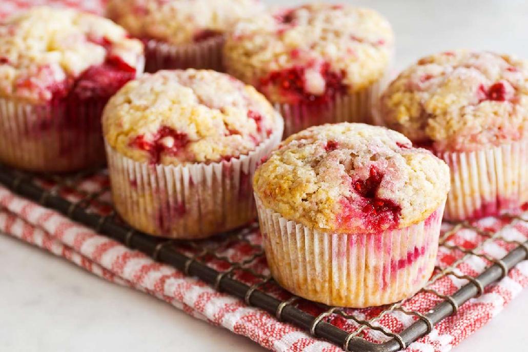 Warm raspberries in the middle of a sweet muffin are like a baking dream come - photo 8