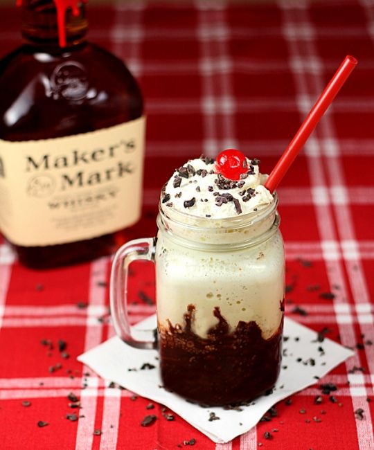 The classic hot fudge milkshake gets double spiked with bourbon in the creamy - photo 11