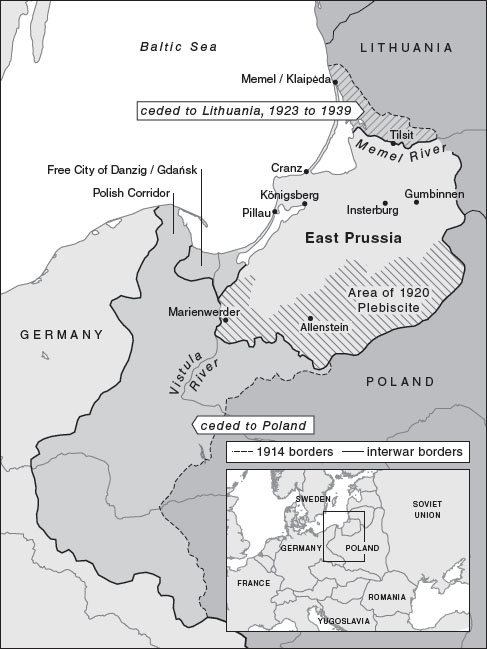 Map 1 East Prussia in the interwar period Map 2 East Prussia during the - photo 2