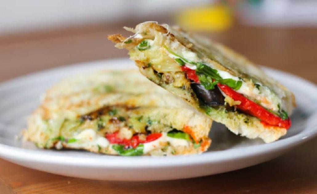 Made with fresh eggplant and delicious melty mozzarella this panini is just - photo 6