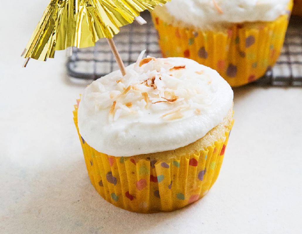 Moist cupcakes loaded with sweet crushed pineapples Top with coconut or - photo 5