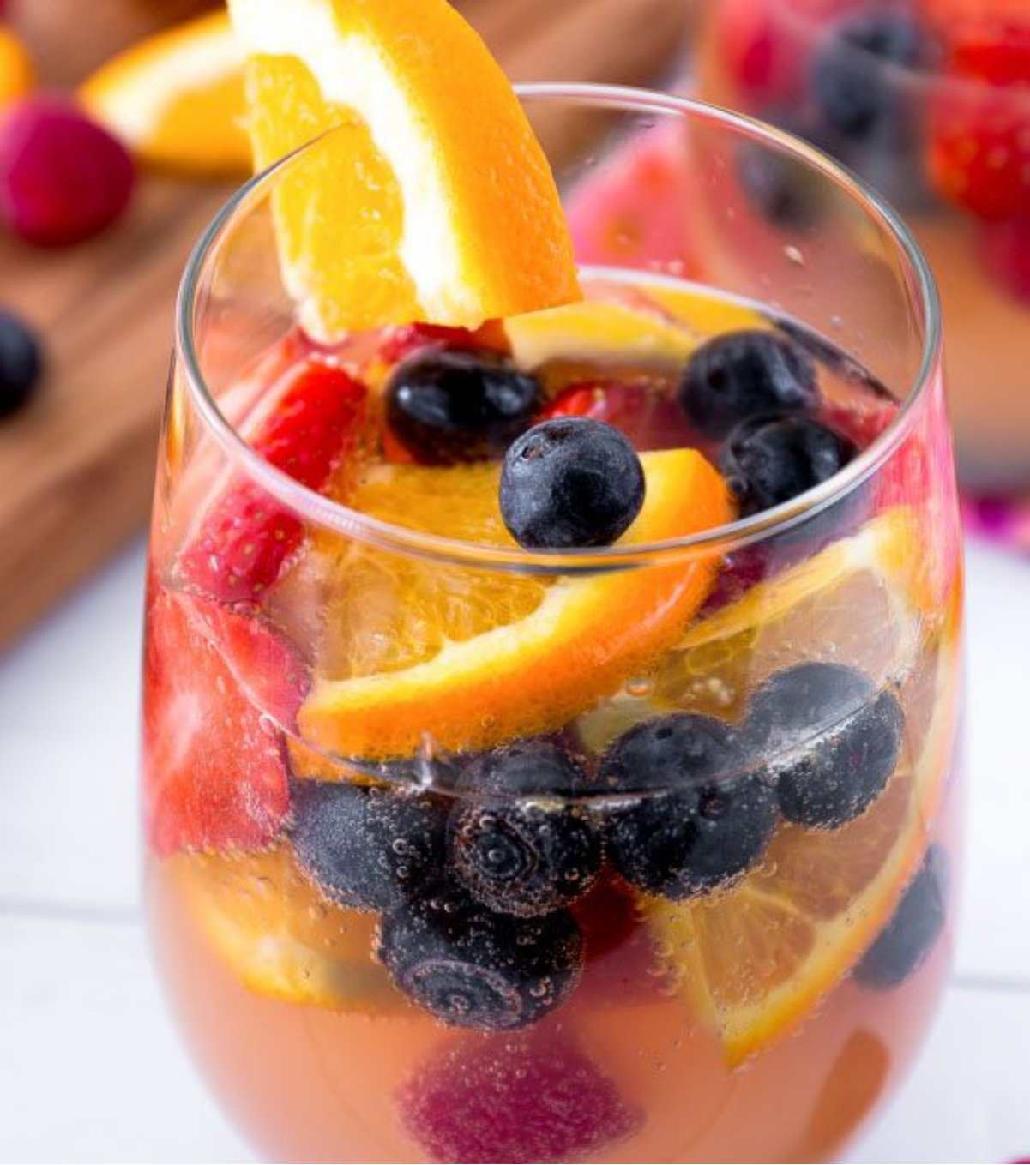 This white wine-based sangria is fruity and delicious It has a light flavour - photo 5