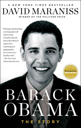 David Maraniss - Barack Obama: The Story