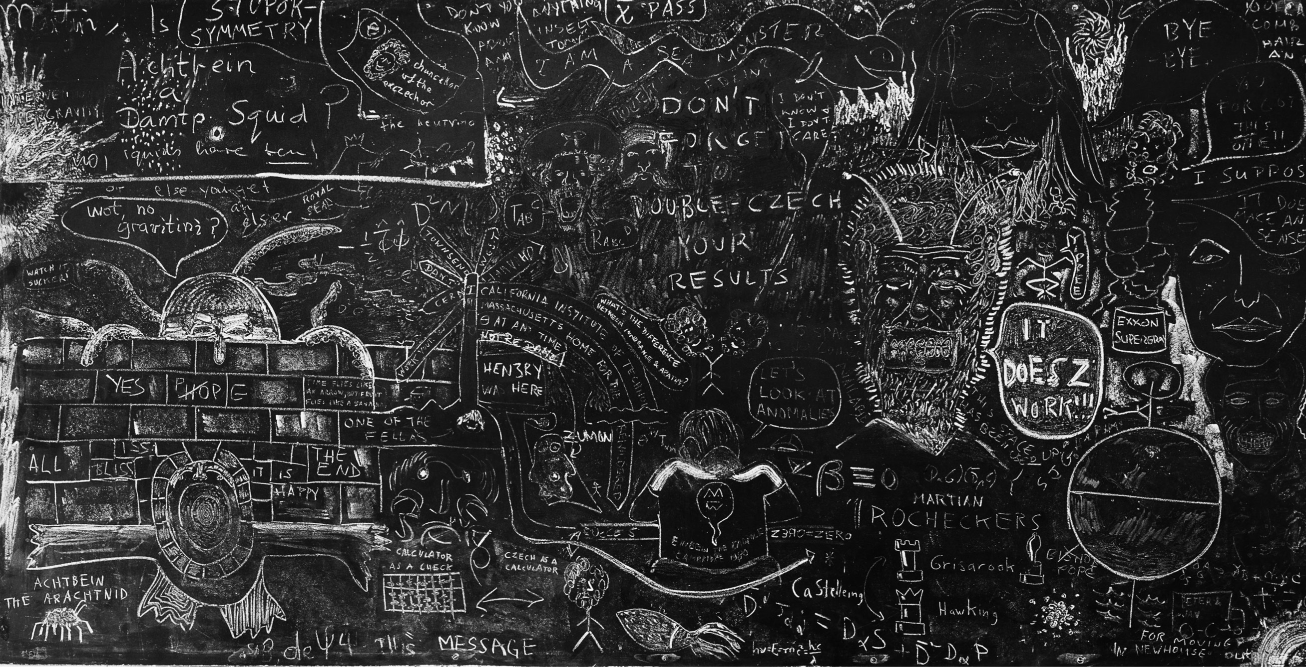 Figure 1 This blackboard hung in Stephen Hawkings office at the University of - photo 4