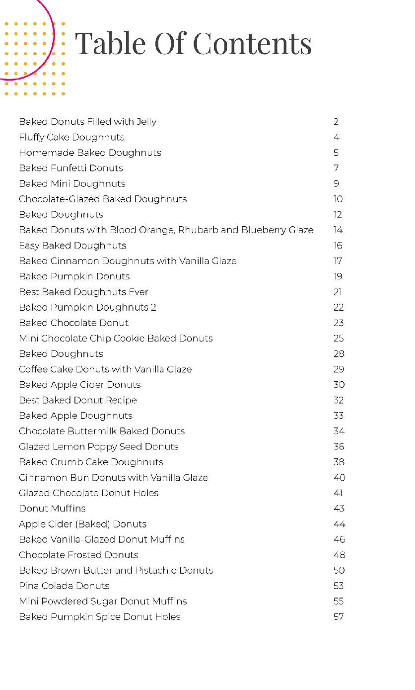 Oven Doughnuts Baked Doughnuts Recipe Book - photo 1